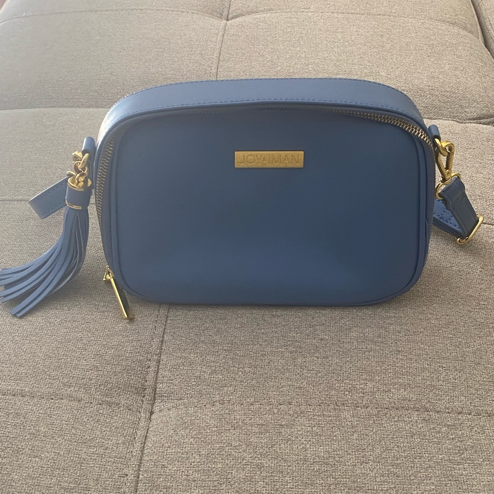Joy & Iman blue crossbody purse